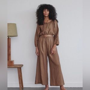 First Rite Everyday Trouser, XL NWT linen